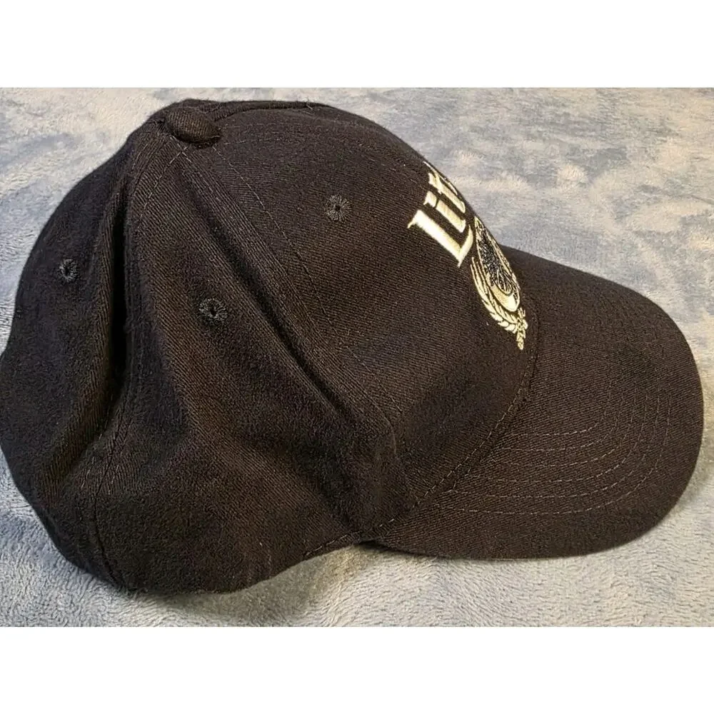 Miller Lite Beer Logo Black Snapback Hat ACME Premium Wear Adjustable Cap